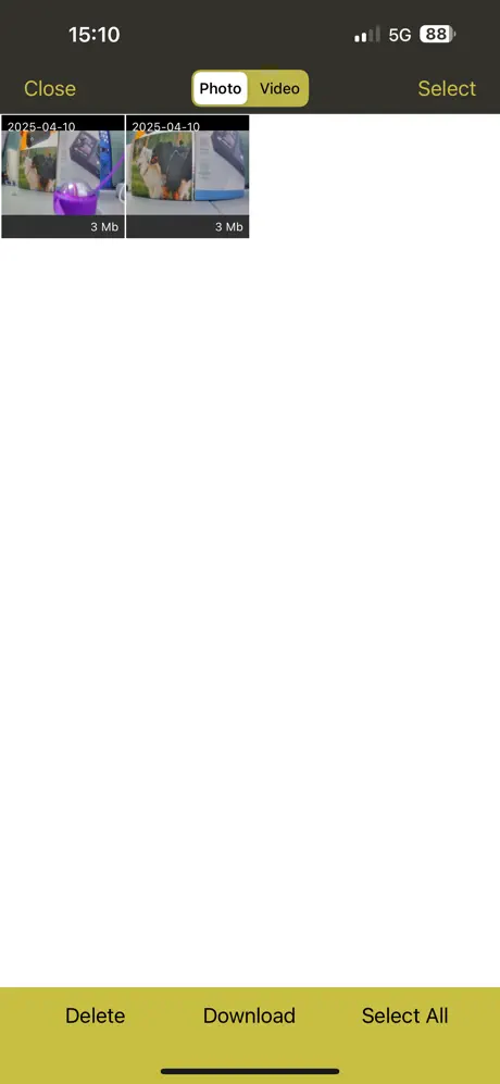 Sharing Moments Interface